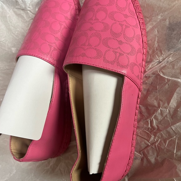 ❌ SOLD ❌** COACH Carley Perforated Leather Espadrilles - Picture 2 of 5